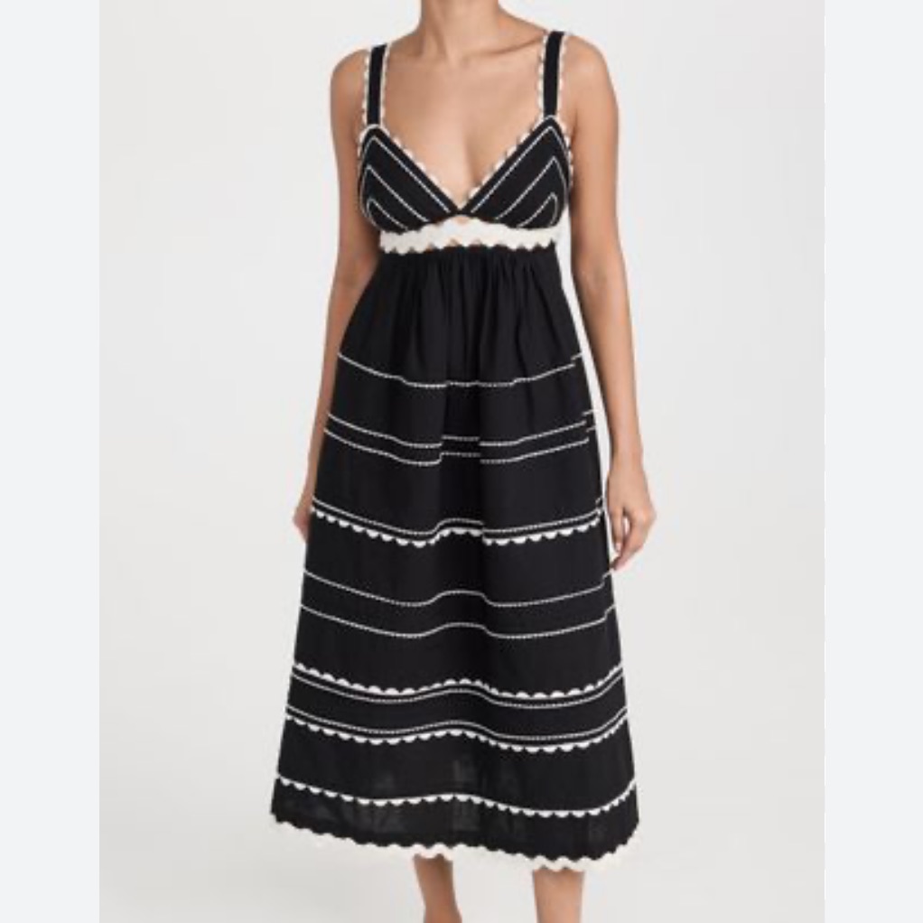 Sea New York Ryleigh Rickrack Dress
